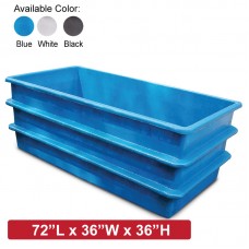 FIBRE TANK - 72"L x 36"W x 36"H 