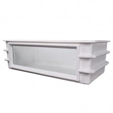 FIBRE TANK - 48"L x 30"W x 24"H  WHITE