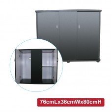 CABINET 3D - 76cmL x 36cmW x 80cmH - BLACK 1pc/outer