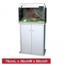 CABINET 3D - 76cmL x 36cmW x 80cmH - SILVER (knock down) 1pc/outer