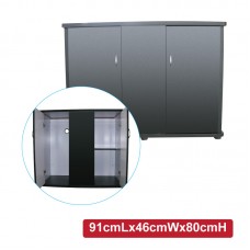 CABINET 3D 91cmL x 46cmW x 80cmH - BLACK 1pc/outer