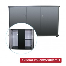 CABINET 3D 122cmLx50cmWx80cmH - BLACK 1pc/outer 