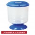 AQUARIUM PLASTIC WINE CUP 24 liters WITH FILTER 36.5cmDIAx39.5cmH 3pcs/outer 