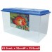 AQUARIUM 600mm PLASTIC TANK 58 liters 61.5cmLx32cmWx33.5cmH 4pcs/outer 