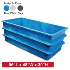 FIBRE TANK - 96"L x 48"W x 30"H BLACK FIBRE TANK - 96"L x 48"W x 30"H BLACK