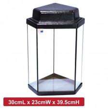PENTAGON TANK 30cmLx23cmWx39.5cmH w/HEXAGON COVER 1set/outer