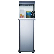 CABINET FOR AQUAART 30L  38cmx26cmx76cm - SILVER
