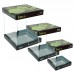 NIROX I CUBE 3 IN 1 SET TANK20cmx20cmx25cm, 25cmx25cmx30cm, 30cmx30cmx35cm 3pcs/set 