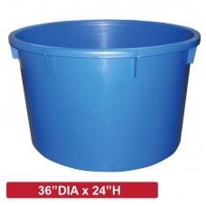 ROUND PLASTIC TANK 36" DIA x 24"H