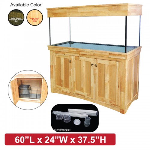 CSL CLASSIC DESIGN GLASS TANK + COVER + (NW) A632NW