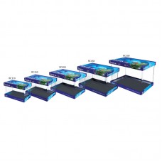 NIROX I -GLASS 5 IN 1 SET 30x17x20cm,35x21x23cm,40x25x26cm,45x29x30cm,50x32x34cm 5pcs/set,1set/outer