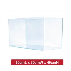 CRYSTAL CLEAR 3D VISION 60cmL x 30cmW X 40cmH 5mmT 1pc/outer