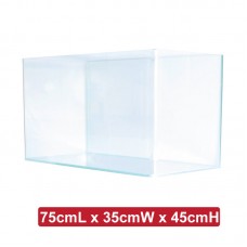 CRYSTAL CLEAR 3D VISION 75cmL x 35cmW x 45cmH 8mmT 1pc/outer