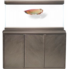 CRYSTAL CLEAR AROWANA AQUARIUM MJ5-LCX1200D-8 121cm+126.8cmLx39cmWx73cmH/80cmH - GRAY 1set