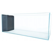 CRYSTAL CLEAR RECTANGULAR SIDE FILTER STREAM TANK 90cmLx30cmWx29cmH 