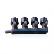 CONTROL JOINT 4 WAY - BLACK 6pcs/pkt