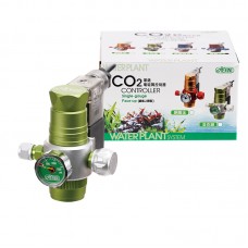 ISTA CO2 CONTROLLER SINGLE GAUGE w/SOLENOID VALVE - GREEN 12pcs/outer