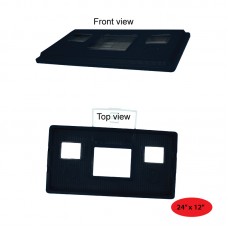 BLACK COLOUR AQUARIUM COVER  24" x 12" 15pcs/outer