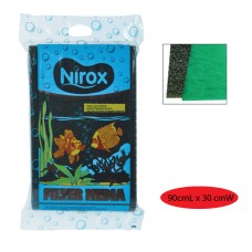 NIROX BIO MAX FILTER MAT NO.1 - BLUE/GREEN & BLACK 2pcs/pkt, 15pkts/bag