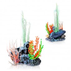 BROKEN JET w/SOFT CORAL 17cmLx12.5cmWx11cmH 1pc/box, 24pcs/ctn