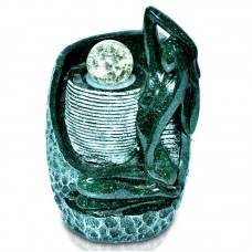 SMALL WATER FOUNTAIN-SIGNORA(NH9327) W/WATER PUMP&LED HMAX50cm, QMAX 200I/H 15cmLx13cmWx24cmH