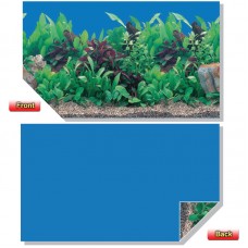 AQUARIUM 2-SIDED BACKGROUND GREEN PLANT & BLUE 15mLx49cmH , 1roll/box, 6rolls/ctn 0.040m3