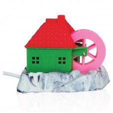 HOUSE WATER WHEEL 9cmH 1pc/box, 144pcs/carton.