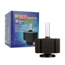 XINYOU AQUARIUM SPONGE FILTER XY-2810 SPONGE SIZE:8.5cmDIAx5cmH, FOR TANK BELOW 100L 80pcs/outer