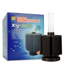 XINYOU AQUARIUM SPONGE FILTER XY-2813 SPONGE SIZE:11.3cmDIAx10cmH, FOR TANK BELOW 380L 45pcs/outer 