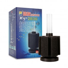 XINYOU AQUARIUM SPONGE FILTER XY-2836 SPONGE SIZE:5.5cmDIAx7.5cmH, FOR TANK BELOW 80L 150pcs/outer 