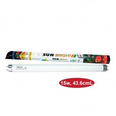 TUBE - NIROX SUN BRIGHT T8 15w 18",43.6cmL, 1pc/box, 25pcs/outer