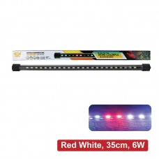 COCO T4-400LED - RED WHITE - 35cm, 6W 50pcs/outer 