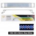 COCO LAMP w/STAND 35x8cm 18W, 4 ROWS LED - BLUE WHITE FOR TANK 40-50cm 1pc/box, 50pcs/outer  