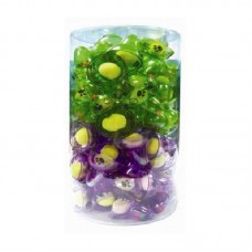 CAT BALL w/BEADS 5.3cmHx4.7cmDIA 72pcs/large canister, 16canister/outer