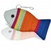 SISAL SCRATCHING FISH 26cmLx13cmWx3cmH Loose packing 