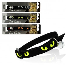 BLACK VELVET CAT COLLAR w/BELL 10mm X 18" 600pcs/outer 
