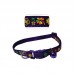 CAT COLLAR WITH BELL 10mm X 9\'\'-14\'\' - FLOWER PURPLE Loose packing 