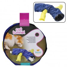 FERPLAST CAT TUNNEL w/EARS 30cmDIA x 110cm Loose packing