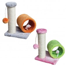 PEPETS CAT TREE 20x20x29cm - PINK/LIGHT GREY 8pcs/outer 