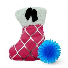 JINGLE STOCKING+BALL 8cm/4cm x2 200cards/outer 