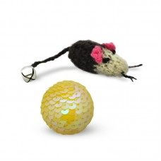 KNITTING 2 MOUSE w/2 BALL 5cm/4cm x4 167cards/outer 