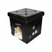 DOGLEMI FOLDABLE PET HOUSE CHAIR 40x40x40cm -BLACK 1pc/box  