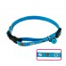 ADJUSTABLE CAT COLLAR w/BELL 8mm X 6"-9" - BLUE 5pcs/pkt  