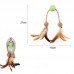 DOGLEMI CAT TEASER ROPE W/FEATHER SUCKER WINDOW 1pc/pkt 