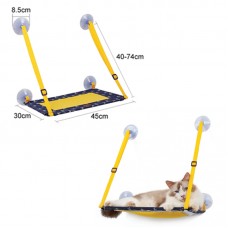 DOGLEMI WINDOW CAT BED W/ADJUSTABLE SLIDER & SUCTION CUP 30x45cm-BLUE 1pc/box DOGLEMI WINDOW CAT BED W/ADJUSTABLE SLIDER & SUCTION CUP 30x45cm-BLUE 1pc/box