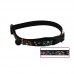 CAT COLLAR w/BELL - 10mm x 9"-14"L - BLACK Loose packing  