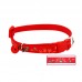CAT COLLAR w/BELL - 10mm x 9"-14"L - RED Loose packing  