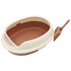 MEDIUM SIZE CAT LITTER BOX - M 42cmLx32cmWx14cmH 10pcs/outer 