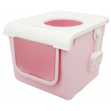 CARNO CAT TOILET 50cmLx43cmWx40cmH - PINK 4pcs/outer 