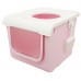 CARNO CAT TOILET 50cmLx43cmWx40cmH - PINK 4pcs/outer  